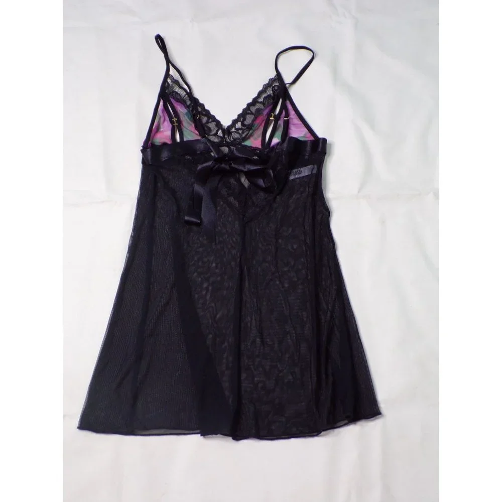 Victoria's Secret Bustier Garter 36D & Mapale Nightie M/L - Picture 4 of 10